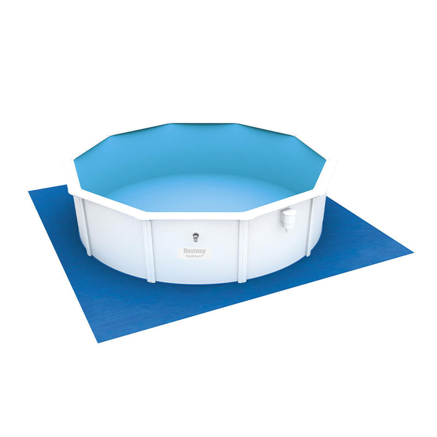 Bestway Tappeto Proteggi Pavimento Piscina Plastica 488x488 cm Azzurro - immagine 1 | SolPatio
