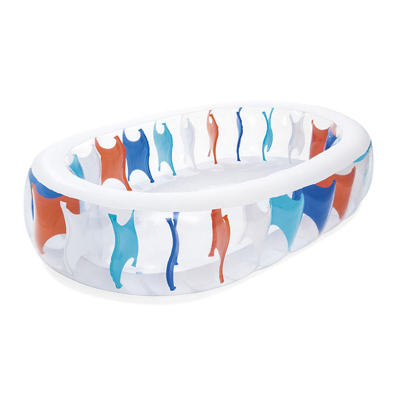Bestway Piscina Gonfiabile Ovale in Vinile 229x152x51 cm Multicolore - Image 1 of 10