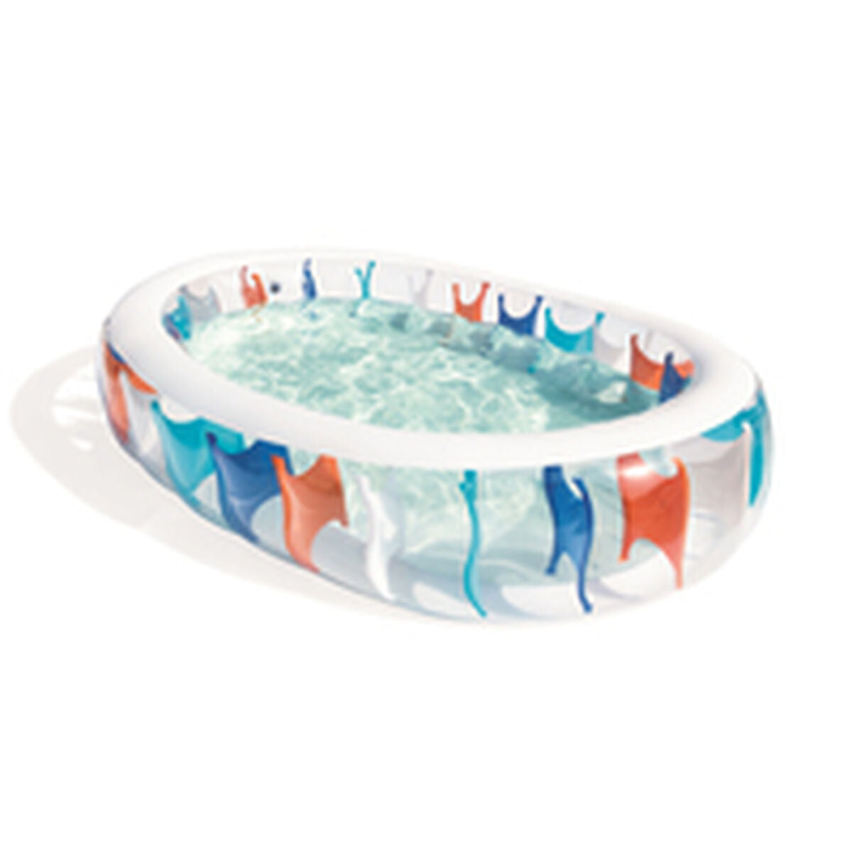 Bestway Piscina Gonfiabile Ovale in Vinile 229x152x51 cm Multicolore - Image 8 of 10