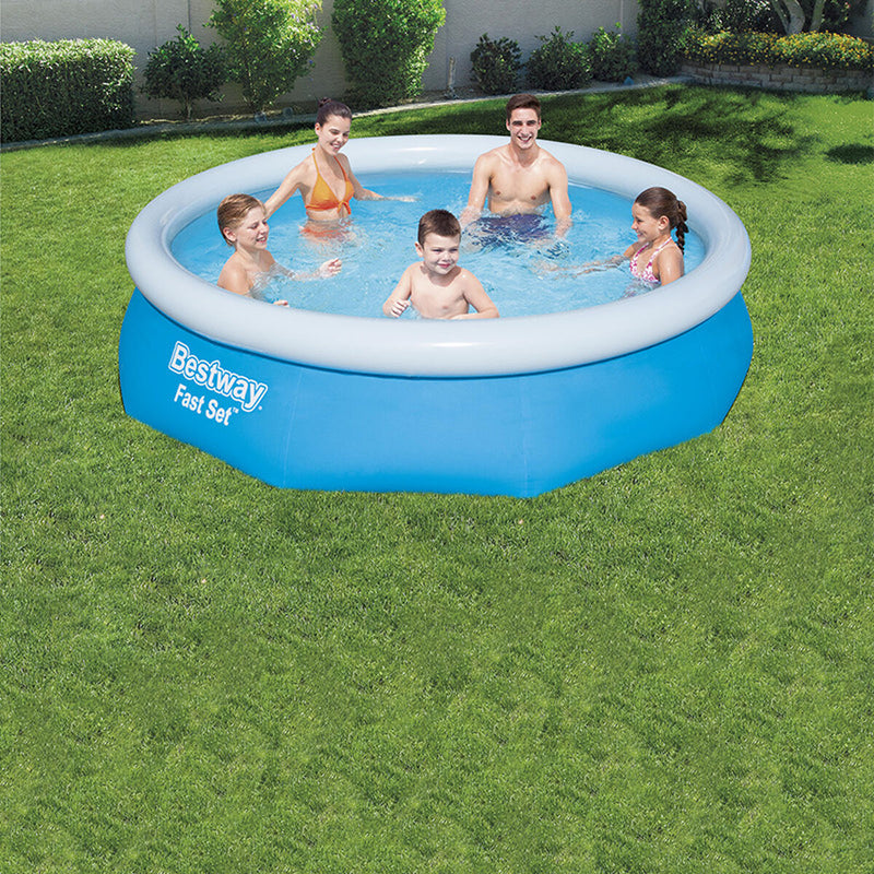 Bestway Piscina Gonfiabile Adulto Aro 305x76 cm Giardino 57266 - Image 2 of 3