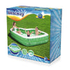 Bestway Piscina Hinchable 2 Camaras Tropical 231x231x51 cm +6 Años Jardin 54336 - Image 7 of 23