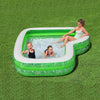 Bestway Piscina Hinchable 2 Camaras Tropical 231x231x51 cm +6 Años Jardin 54336 - Image 13 of 23