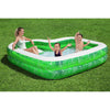 Bestway Piscina Hinchable 2 Camaras Tropical 231x231x51 cm +6 Años Jardin 54336 - Image 12 of 23