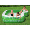 Bestway Piscina Hinchable 2 Camaras Tropical 231x231x51 cm +6 Años Jardin 54336 - Image 8 of 23