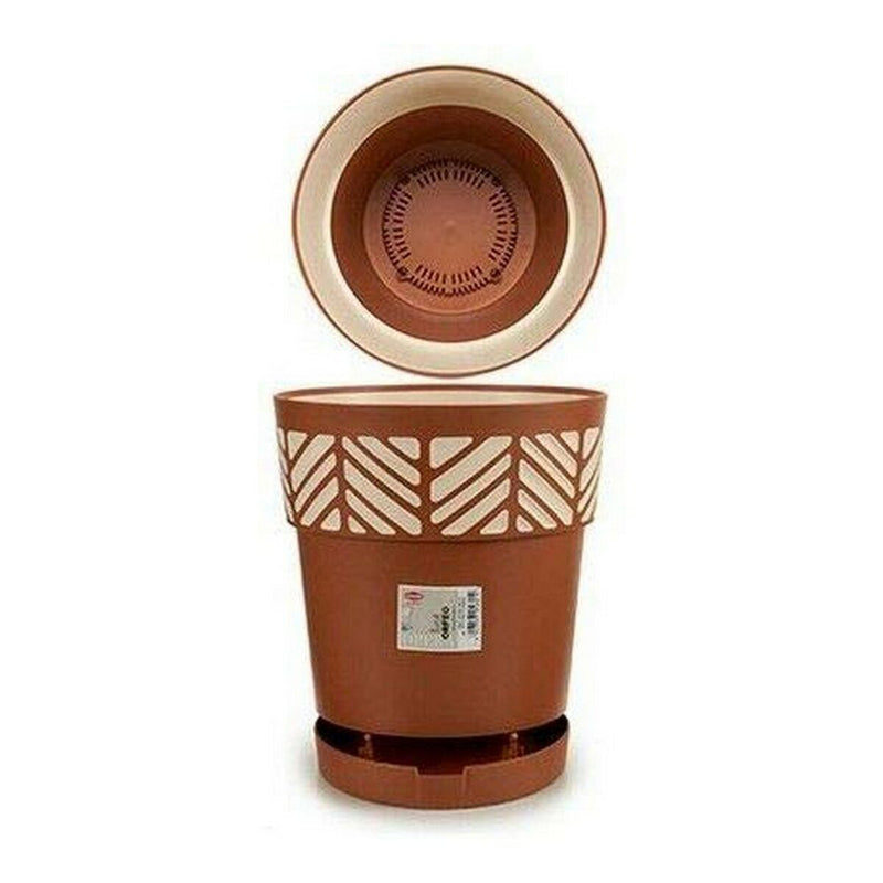 Macetero Stefanplast Marrón Beige Terracota Plástico 29 x 29 x 29 cm - Image 2 of 2