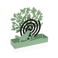 Supporto per spirali antizanzare Versa Nero Metallo 5 x 17 x 17 cm Albero