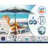Ombrellone Azzurro Ø 200 cm SPF50+ Pavone - Image 4 of 5