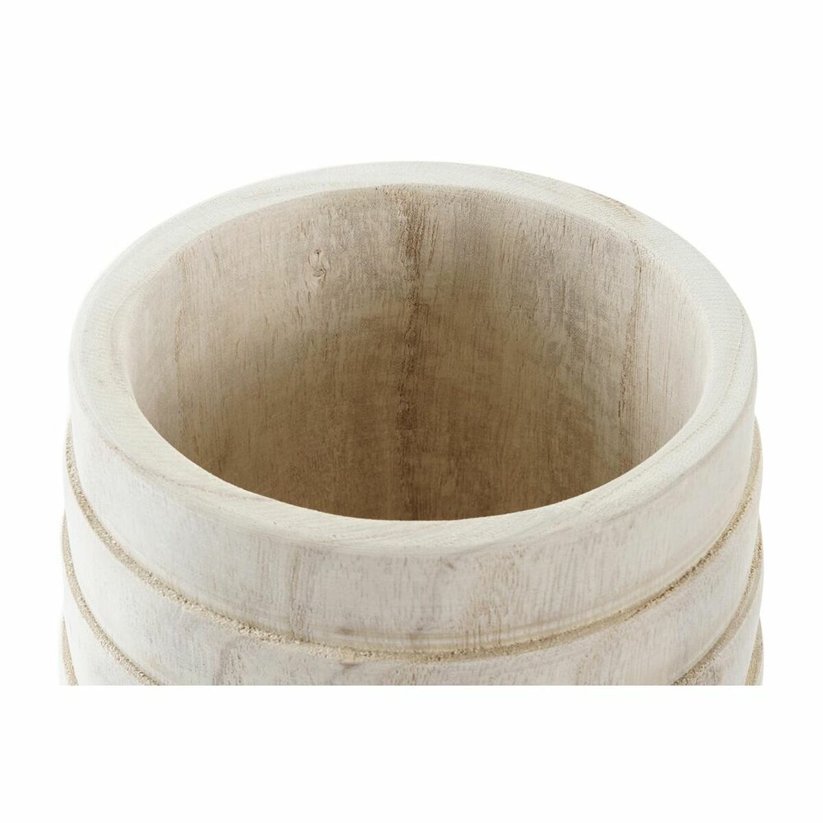 Vaso DKD Home Decor Marrone Naturale Quadrato Boho 17 x 17 x 16 cm - Image 3 of 3