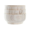 Vaso DKD Home Decor Marrone Naturale Quadrato Boho 17 x 17 x 16 cm - Image 2 of 3