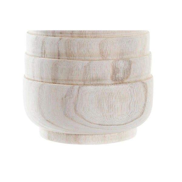 Vaso DKD Home Decor Marrone Naturale Quadrato Boho 17 x 17 x 16 cm - immagine 2 | SolPatio