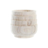 Vaso DKD Home Decor Marrone Naturale Quadrato Boho 17 x 17 x 16 cm - Image 1 of 3