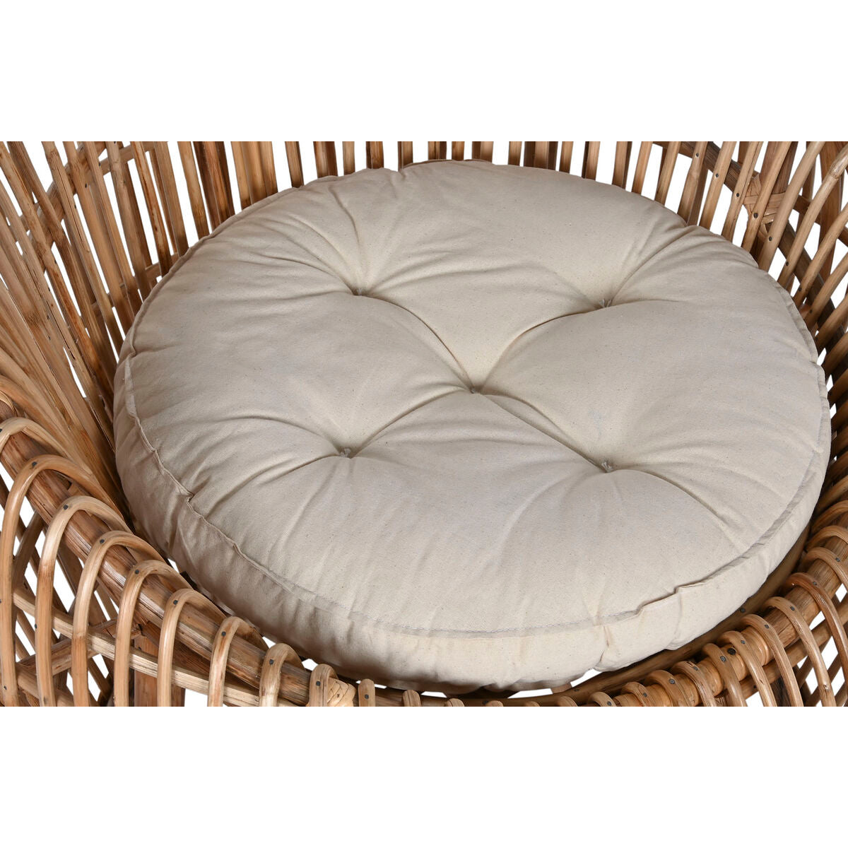 Silla de jardín Home ESPRIT Bambú Ratán 70 x 70 x 74 cm - Image 5 of 7