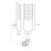 EDM Product Uccidi Insetti Elettrico 9 W 9 x 7,5 x 27,5 cm Bianco - Image 3 of 3