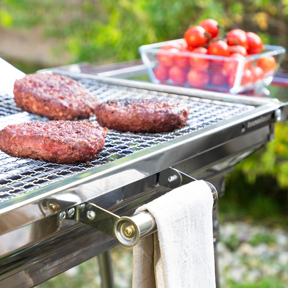 Barbacoa Plegable de Acero Inoxidable para Carbón ExelQ InnovaGoods - Image 6 of 16
