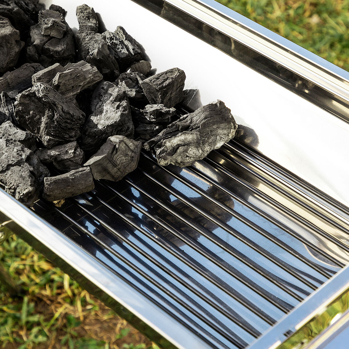 Barbacoa Plegable de Acero Inoxidable para Carbón ExelQ InnovaGoods - Image 13 of 16