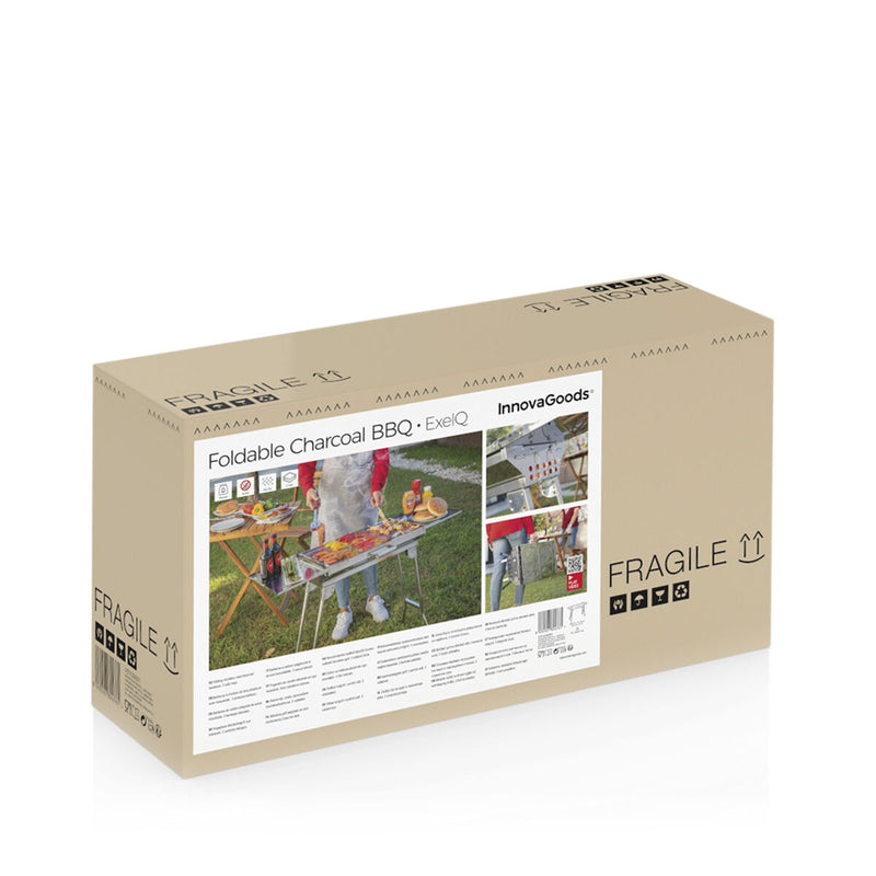 Barbacoa Plegable de Acero Inoxidable para Carbón ExelQ InnovaGoods - Image 11 of 16