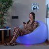 Sillón Hinchable con LED Multicolor y Mando Chight InnovaGoods - Image 12 of 14