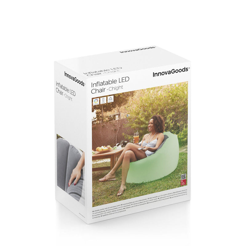 Poltrona Gonfiabile con LED Multicolor e Telecomando Chight InnovaGoods - Image 5 of 14
