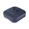 SolPatio Base per Ombrellone in Plastica 20L 45x14x45 cm Nero - Image 1 of 2