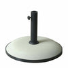 Marbueno Base Sombrilla Redonda Cemento 50x37 cm 25KG Blanco Jardin, Piscina y Terraza 10453 - Image 1 of 2