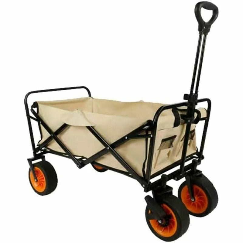 Marbueno Carrito Multiusos Plegable Acero 200 KG Beige Jardin, Playa y Camping 86X50X59 cm 10479 - Image 1 of 2