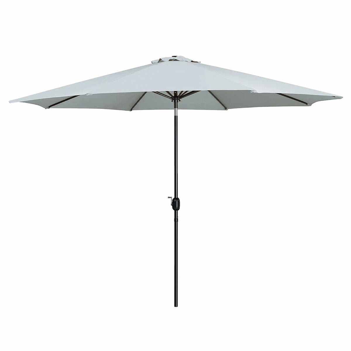 Marbueno Sombrilla Acero 8 Varillas D300 cm Polyester Blanco Jardin, Piscina y Terraza 10487 - Image 1 of 2