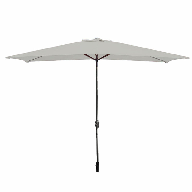 Marbueno Ombrellone Rettangolare 8 Stecche in Acciaio 200 x 300 cm Bianco - Image 1 of 2