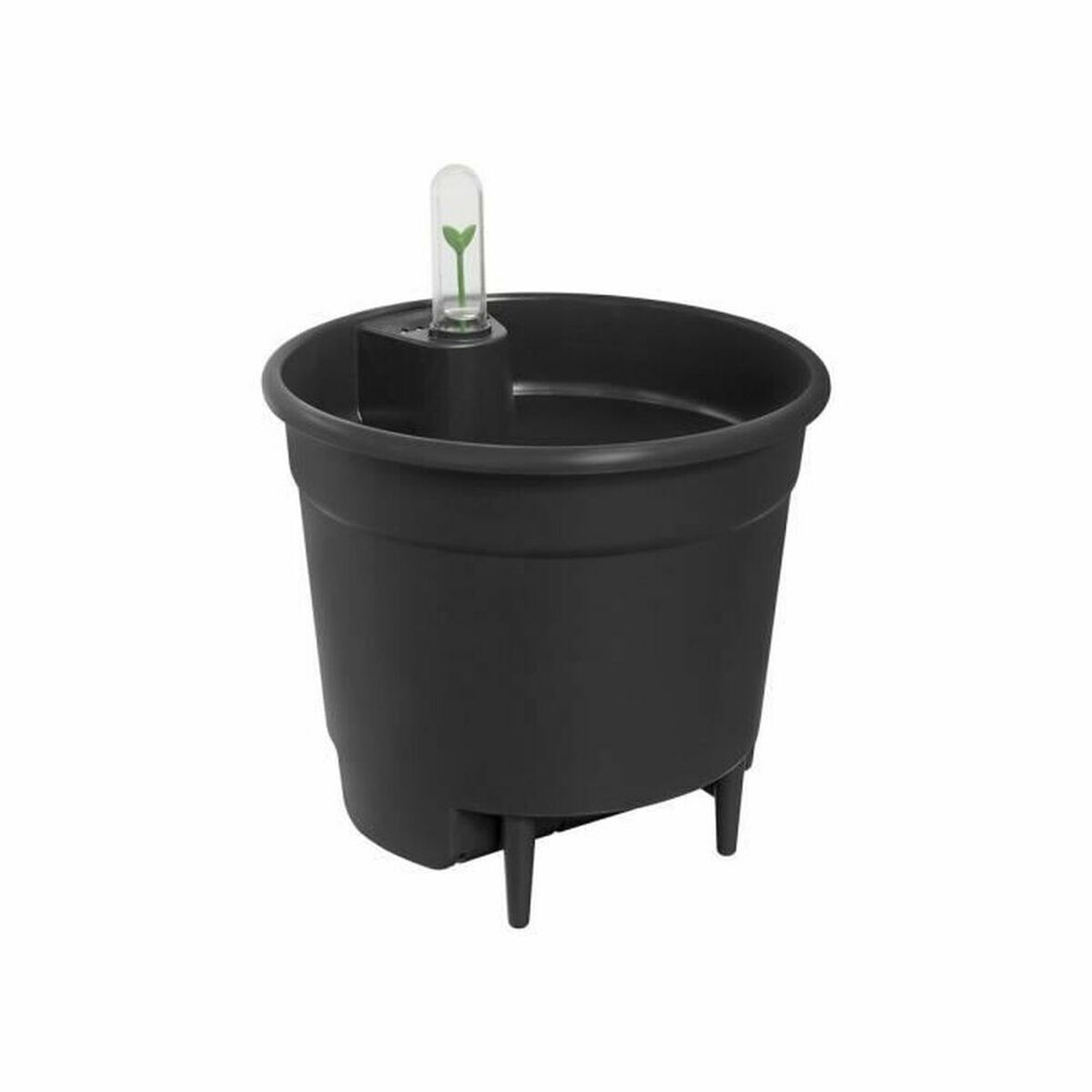 Elho Vaso in Polipropilene Rotondo Ø 21 cm Nero - Image 1 of 4