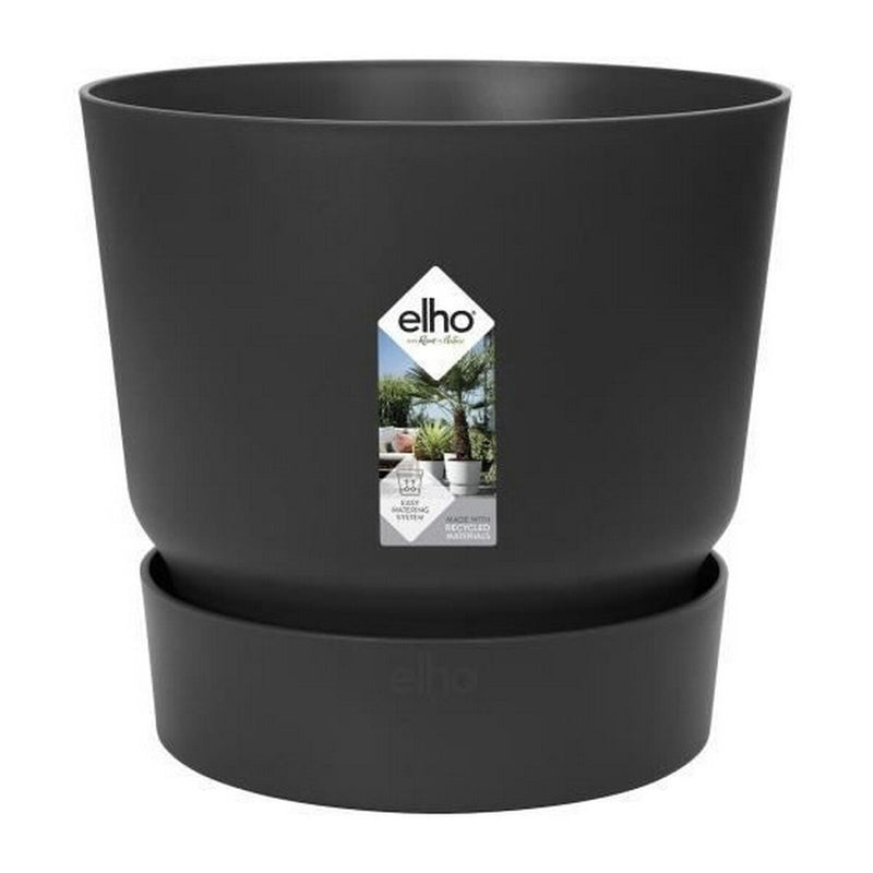 Vaso Elho Greenville Nero Plastica Rotondo Rotonda Ø 40 cm Ø 39 x 36,8 cm - Image 5 of 6