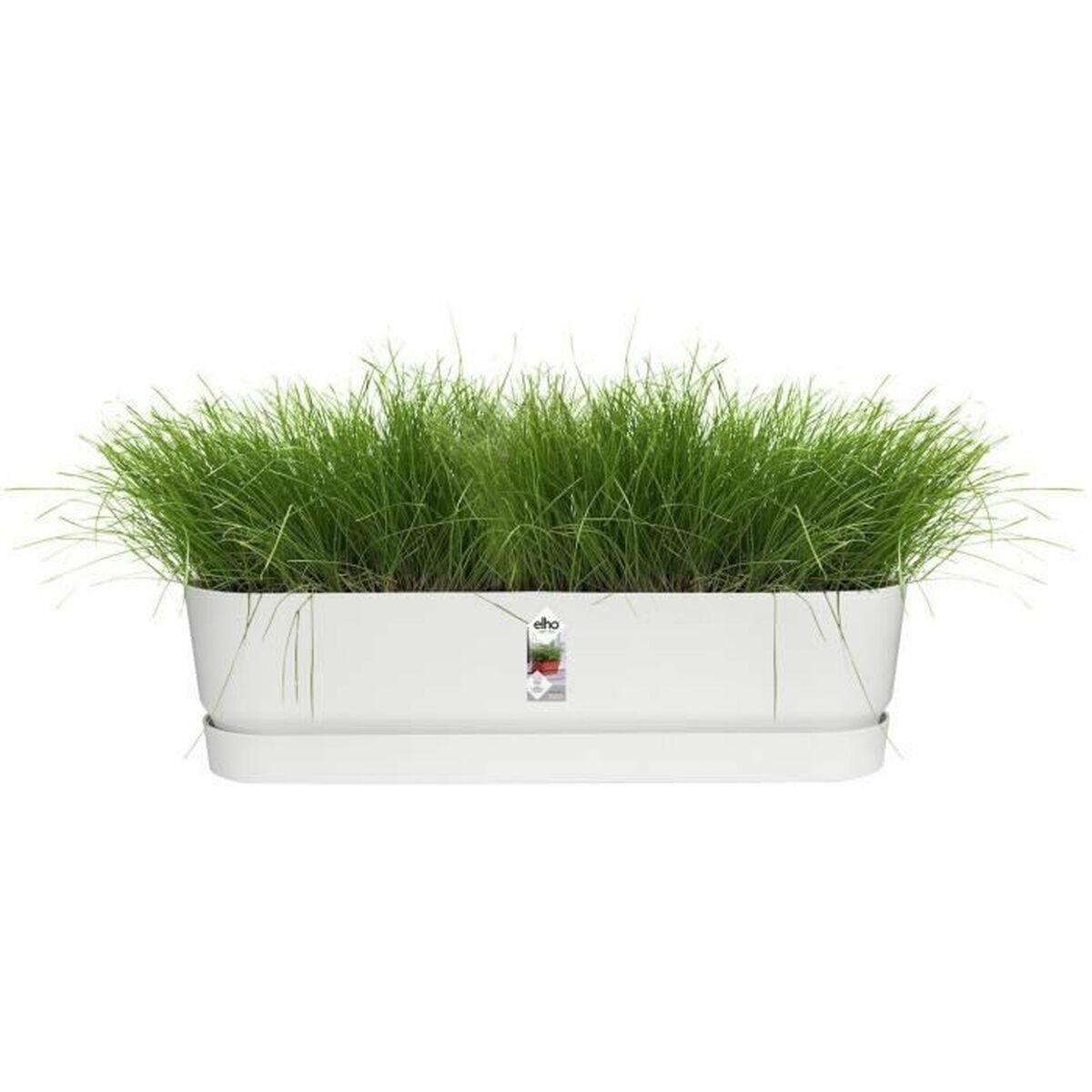 Elho Vaso Rettangolare da Balcone in Plastica 69 cm Bianco - Image 5 of 6