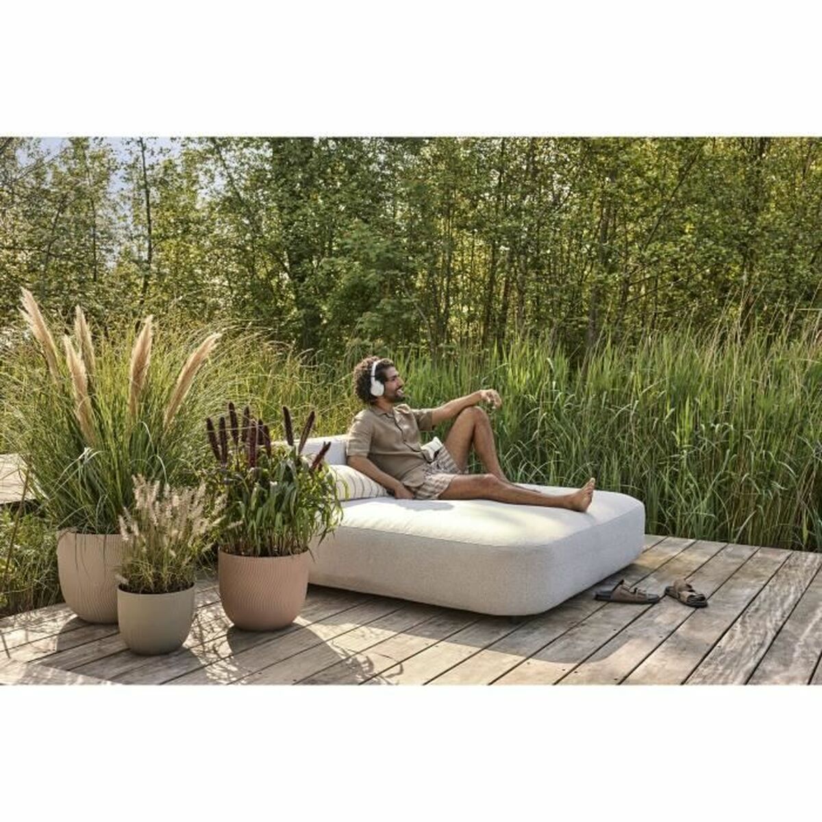Maceta Elho Beige 30 x 29,5 x 25 cm - Image 4 of 5