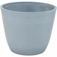 Vaso Mega Collections Ecostone Egg Grigio Plastica Riciclato 54 x 40 x 54 cm 53 x 40 cm