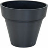 Mega Collections Vaso Ecostone in Plastica Riciclata Ø 35 x 30 cm Nero