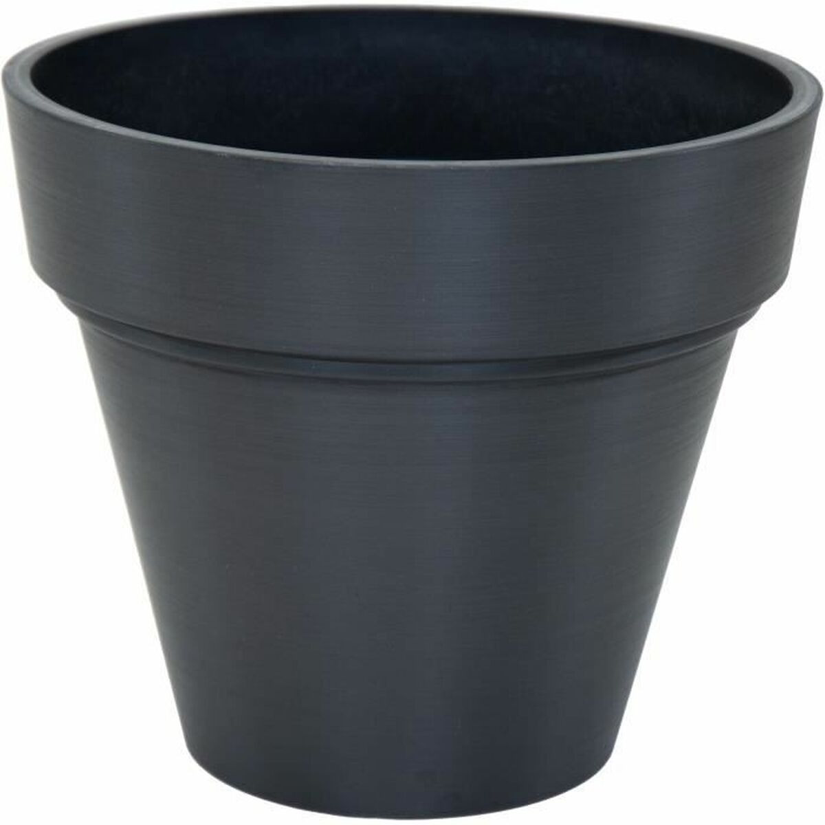 Mega Collections Vaso Ecostone in Plastica Riciclata Ø 35 x 30 cm Nero - Image 1 of 1