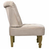 vidaXL Sillones de Estilo Francés, 2 piezas, Tejido de Poliéster Crema, 54 x 66,5 x 70 cm - Image 4 of 8