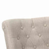 vidaXL Sillones de Estilo Francés, 2 piezas, Tejido de Poliéster Crema, 54 x 66,5 x 70 cm - Image 5 of 8