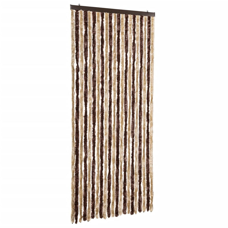 vidaXL Zanzariera Beige e Marrone Chiaro 90x220cm Ciniglia - Image 2 of 6