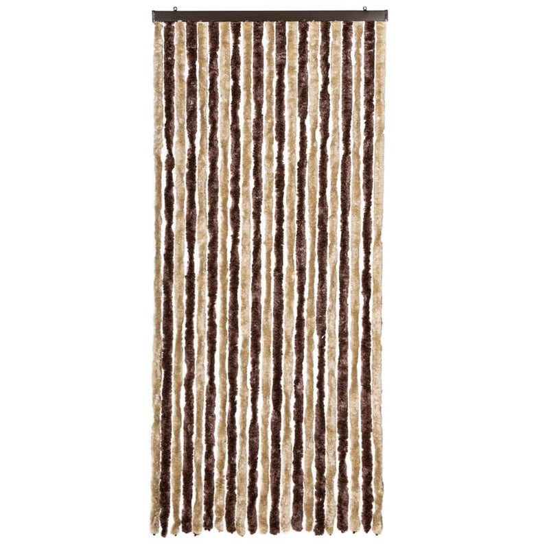 vidaXL Zanzariera Beige e Marrone Chiaro 90x220cm Ciniglia - Image 3 of 6