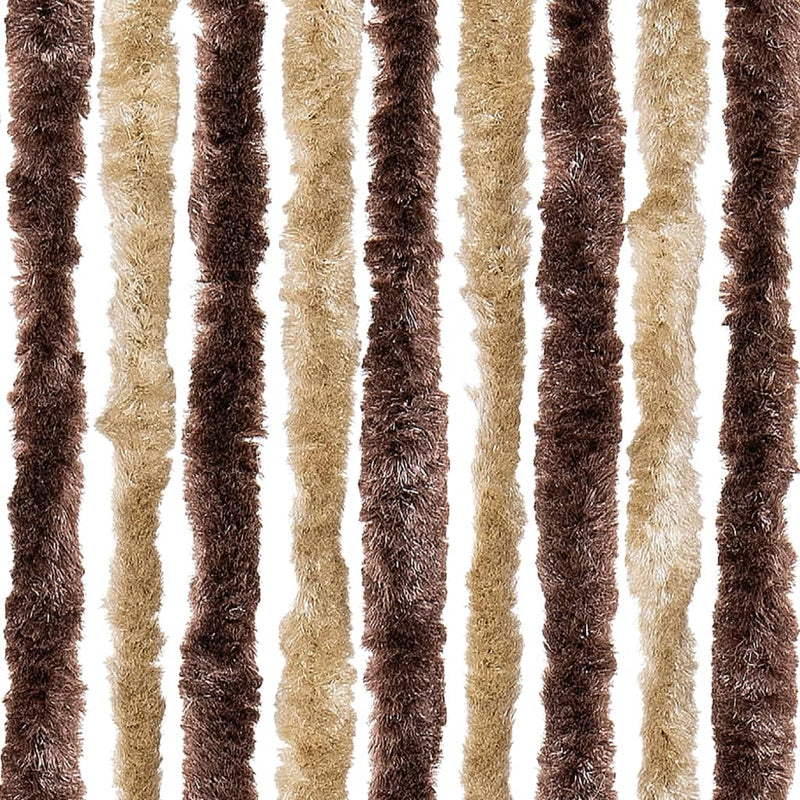 vidaXL Zanzariera Beige e Marrone Chiaro 90x220cm Ciniglia - Image 5 of 6