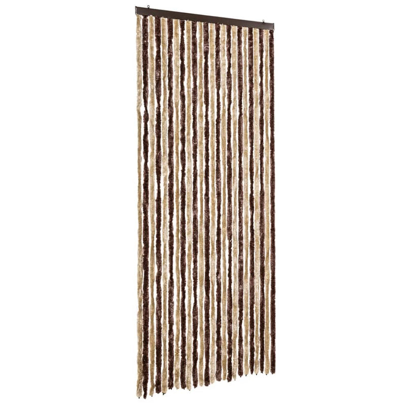 vidaXL Zanzariera Beige e Marrone Chiaro 100x220 cm Ciniglia - Image 2 of 6