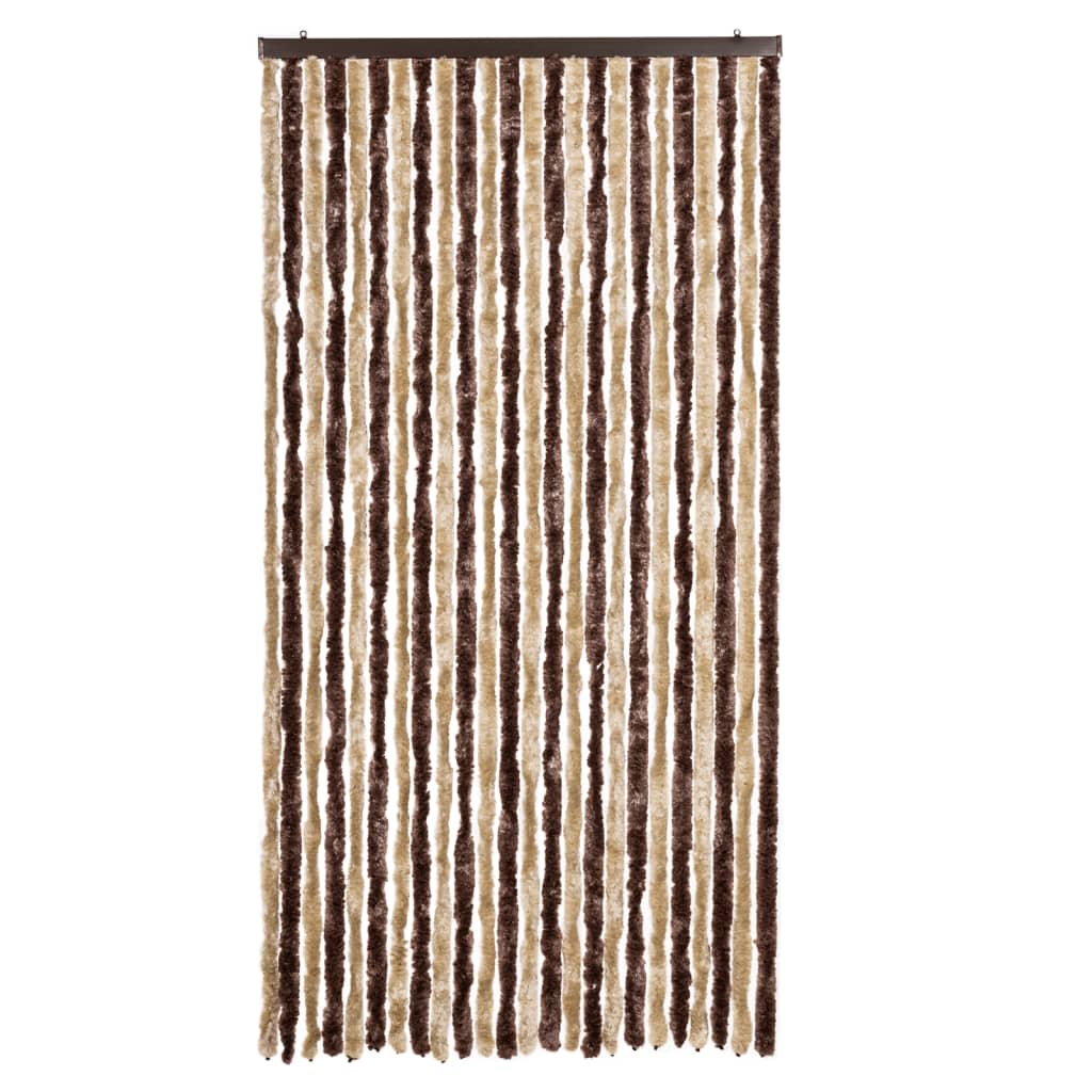 vidaXL Zanzariera Beige e Marrone Chiaro 100x220 cm Ciniglia - Image 3 of 6