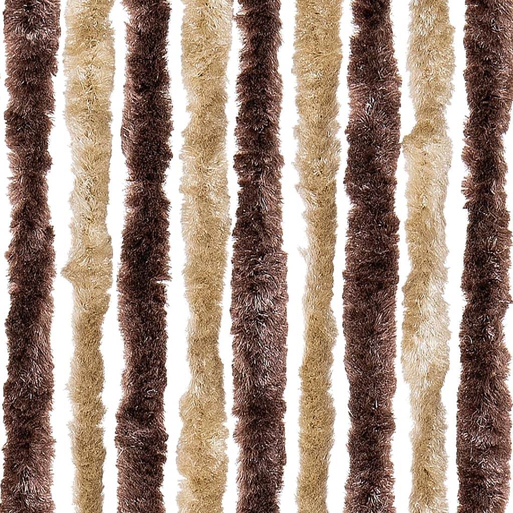 vidaXL Zanzariera Beige e Marrone Chiaro 100x220 cm Ciniglia - Image 5 of 6