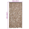 vidaXL Zanzariera Beige e Marrone Chiaro 100x220 cm Ciniglia - Image 6 of 6