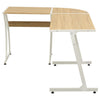 vidaXL Scrivania ad Angolo a L Rovere - Image 1 of 5