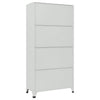 vidaXL Taquilla con Llave de 6 Compartimentos de Acero 90x45x180 cm - Image 3 of 7