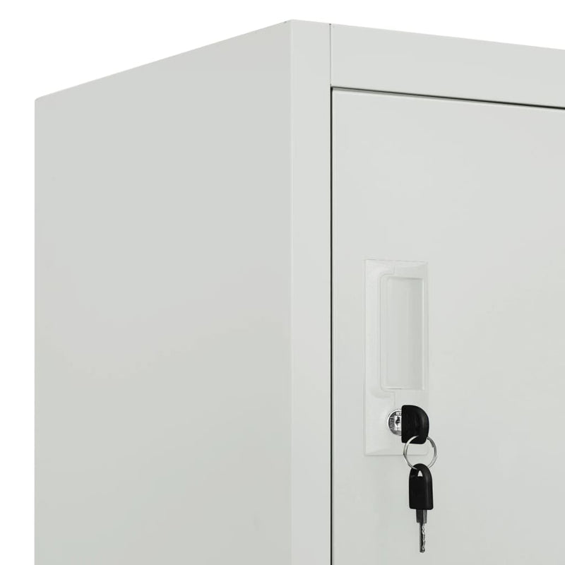 vidaXL Taquilla con Llave de 6 Compartimentos de Acero 90x45x180 cm - Image 5 of 7