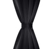 vidaXL 2 Pz Tende Oscuranti con Occhielli in Metallo 135x175 cm Nere - Image 2 of 2