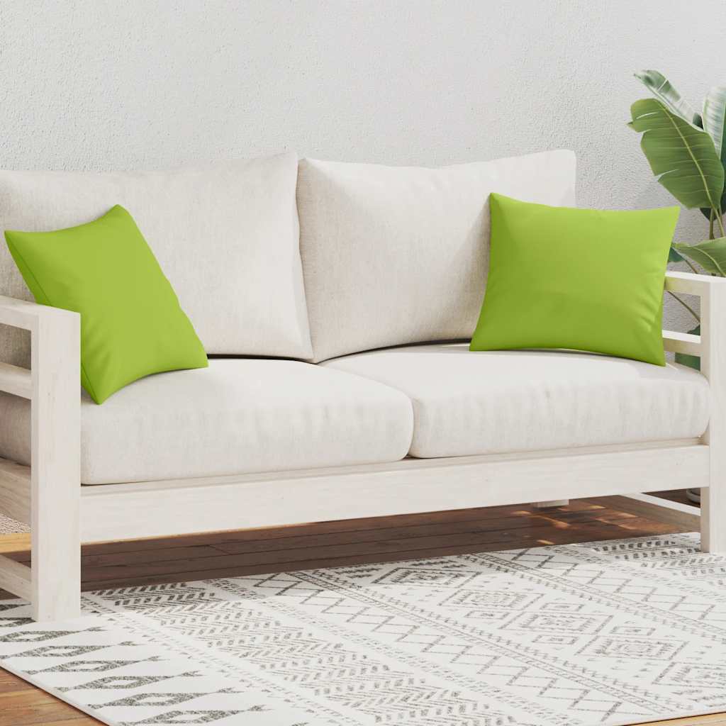 vidaXL Outdoor Cushions, 100% Polyester, 45x45 cm, Apple Green - Image 1 of 7