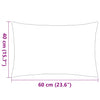 vidaXL Outdoor Cushions in Waterproof Polyester 60 x 40 cm Apple Green - Image 6 of 7