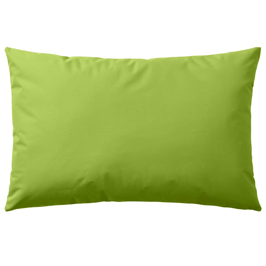 vidaXL Outdoor Cushions in Waterproof Polyester 60 x 40 cm Apple Green - Image 3 of 7